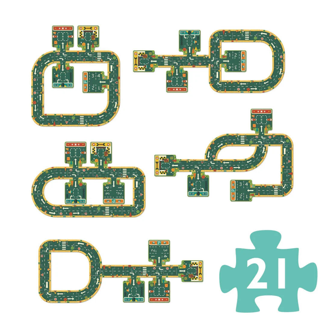 Roads Pop-to-Play Puzzle