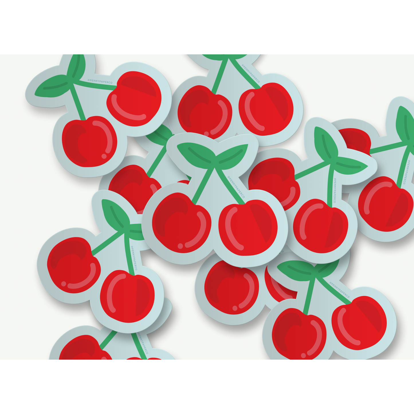 Cherries Vinyl Sticker