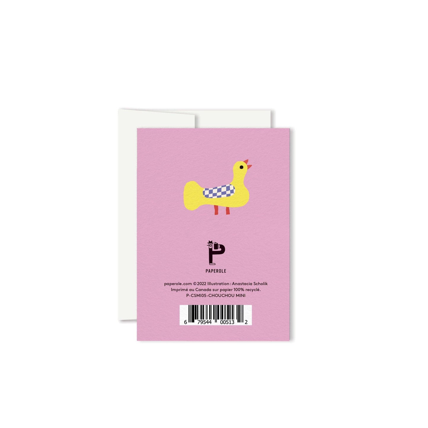 Chouchou Miniature Greeting Card