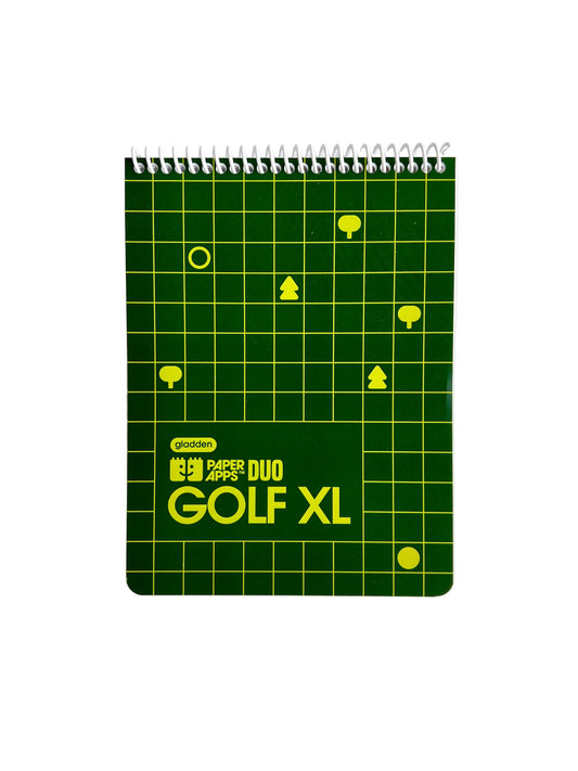 Paper Apps™ DUO GOLF XL Two-Player Notebook Game
