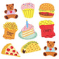 Glossy Teddy Bear Picnic Stickers