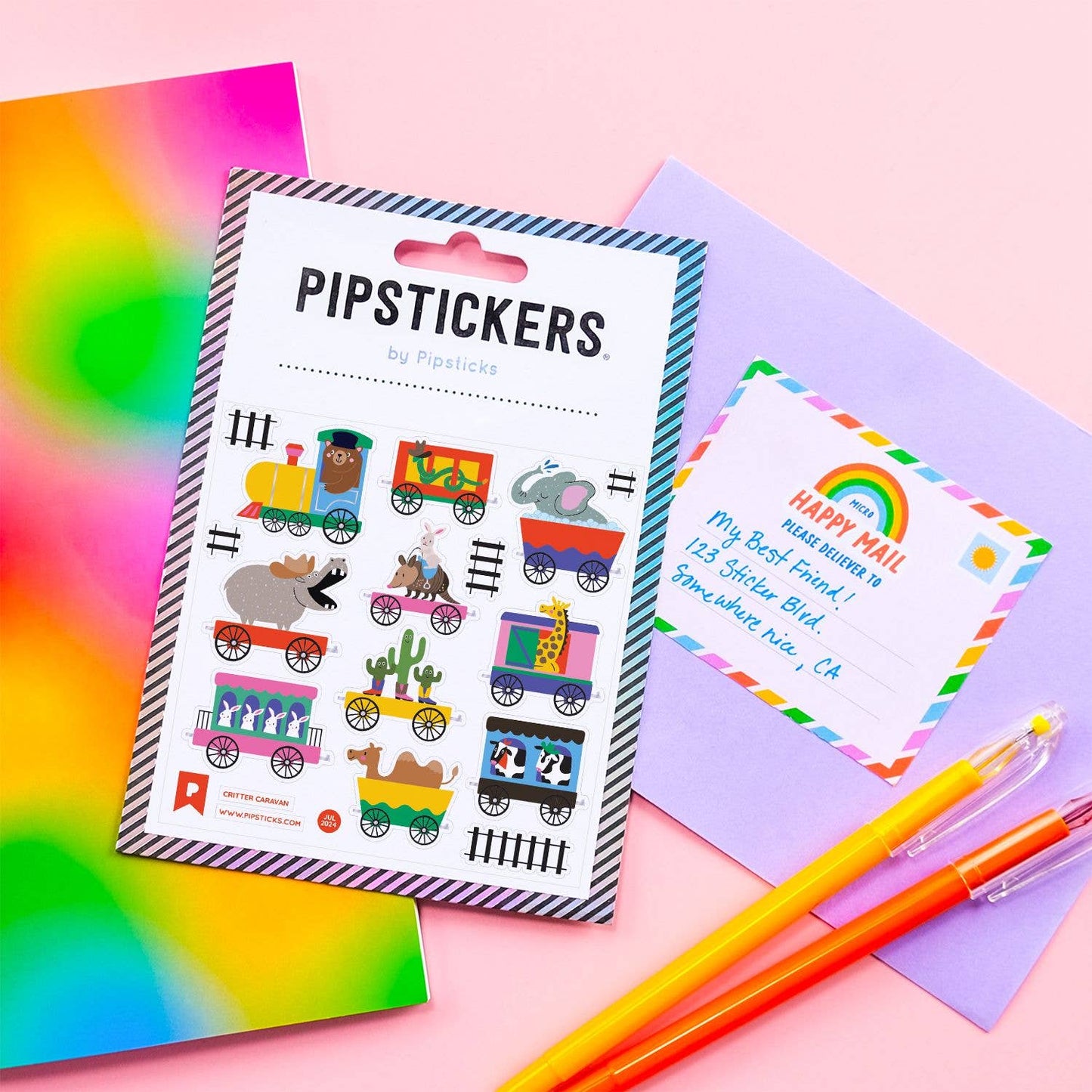 Critter Caravan Stickers