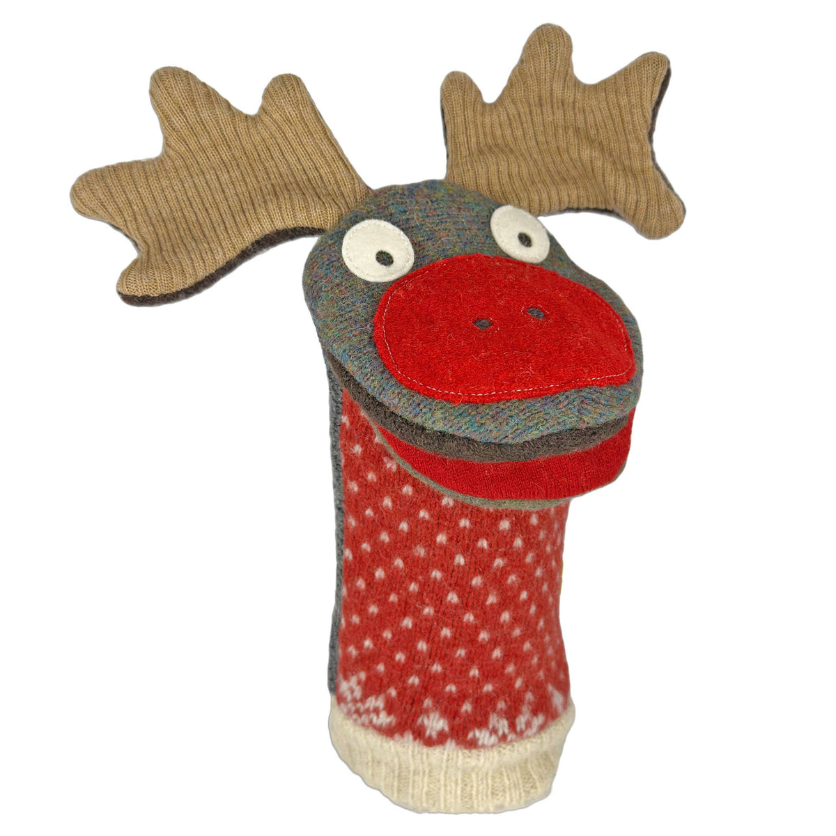 Rudy Rude Puppet Rudolph The Reindeer Puppet – Cherry Tree Lane Toys