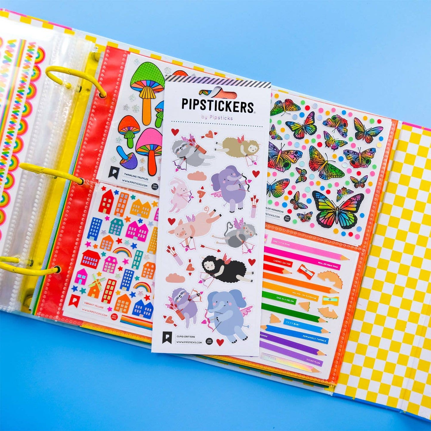 Cupid Critters Stickers