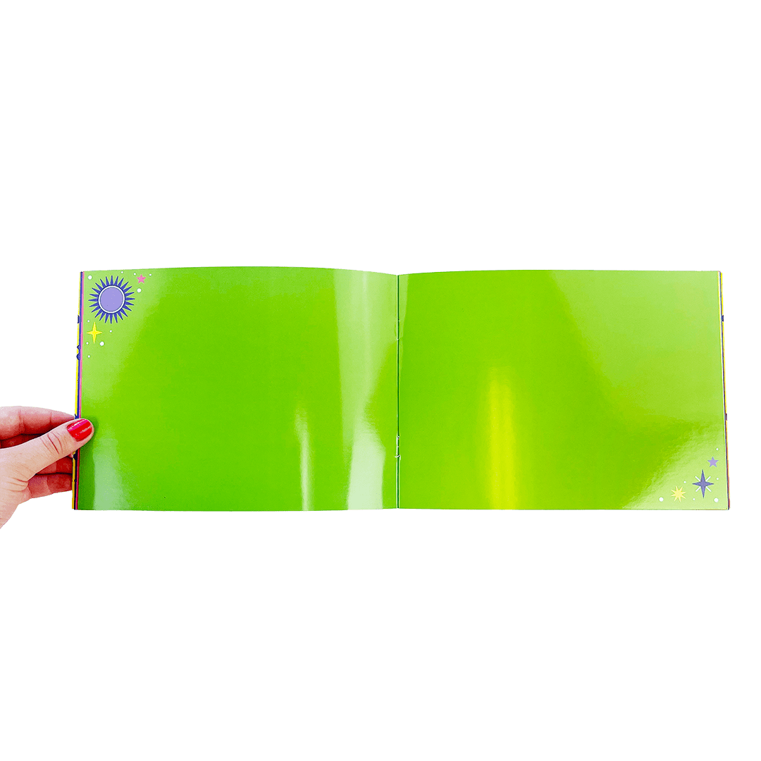 Colorful Cosmos Sticker Collector Book