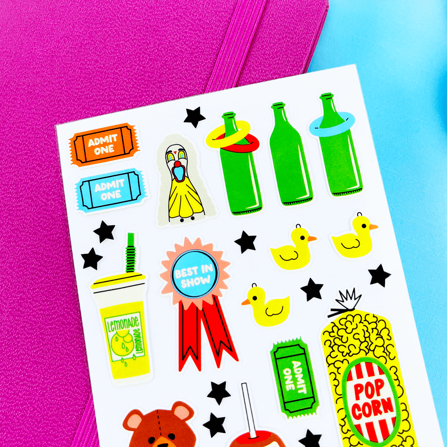 Fairground Frolics Stickers