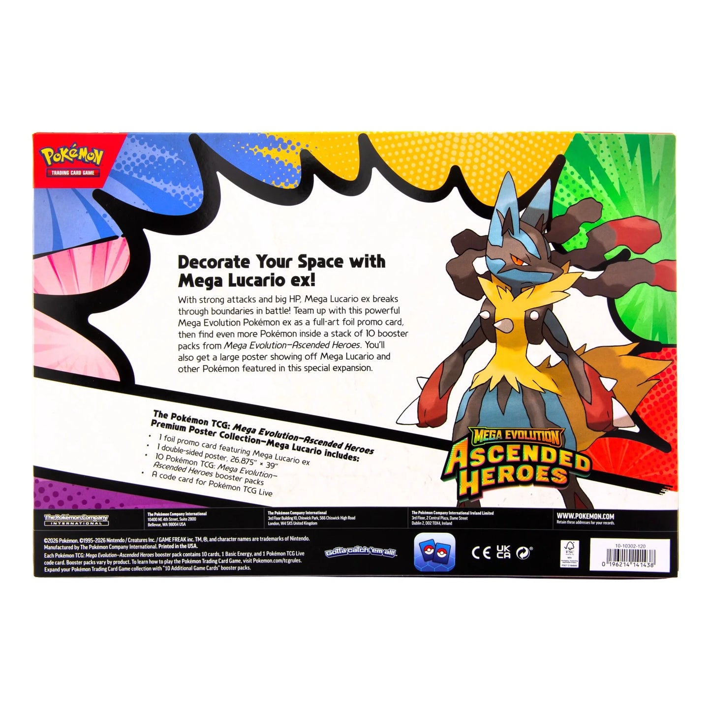 Pokémon TCG: Mega Evolution Ascended Heroes Premium Poster Collection