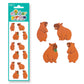 Glossy Capybara Stickers