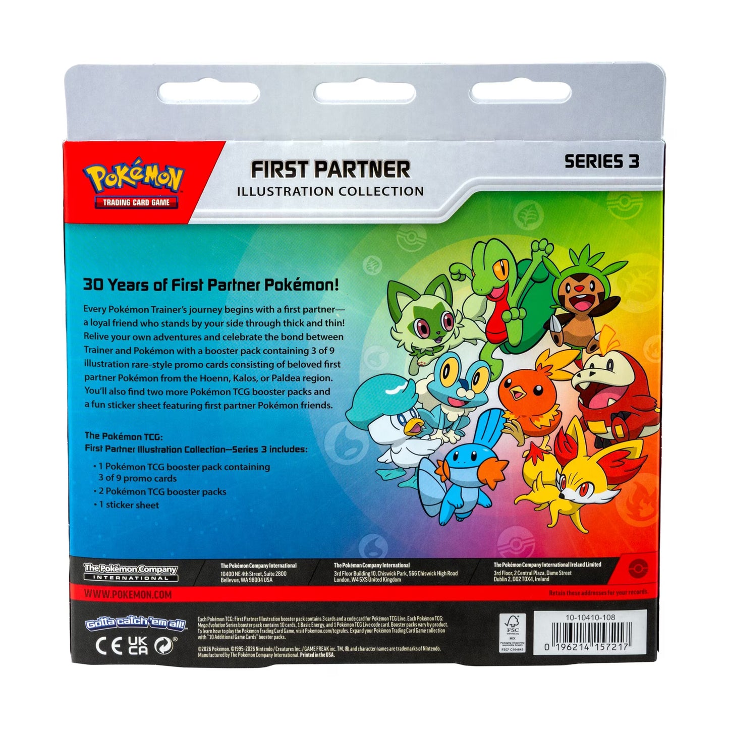 Pokémon TCG: First Partner Illustration Collection - Series 3