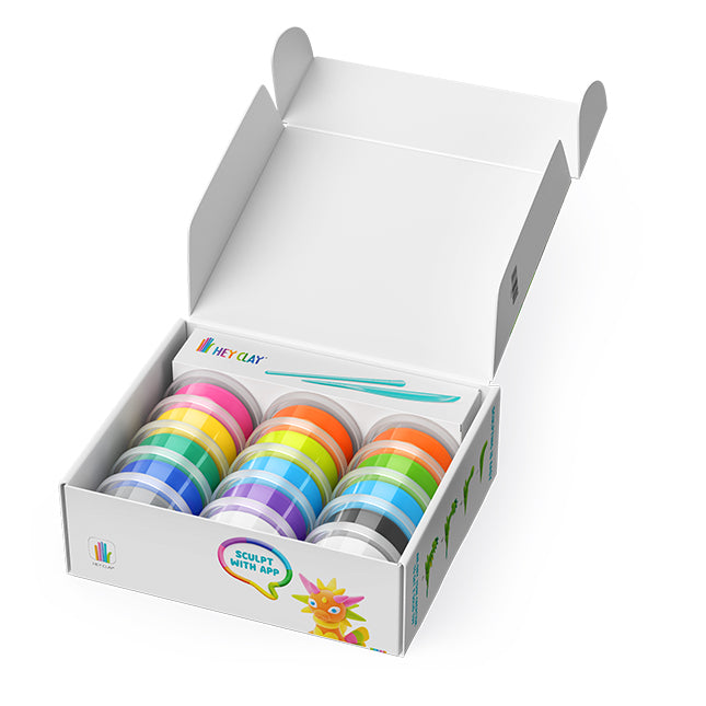 Hey Clay! Air-Dry Modelling Clay Set - Dragon Island