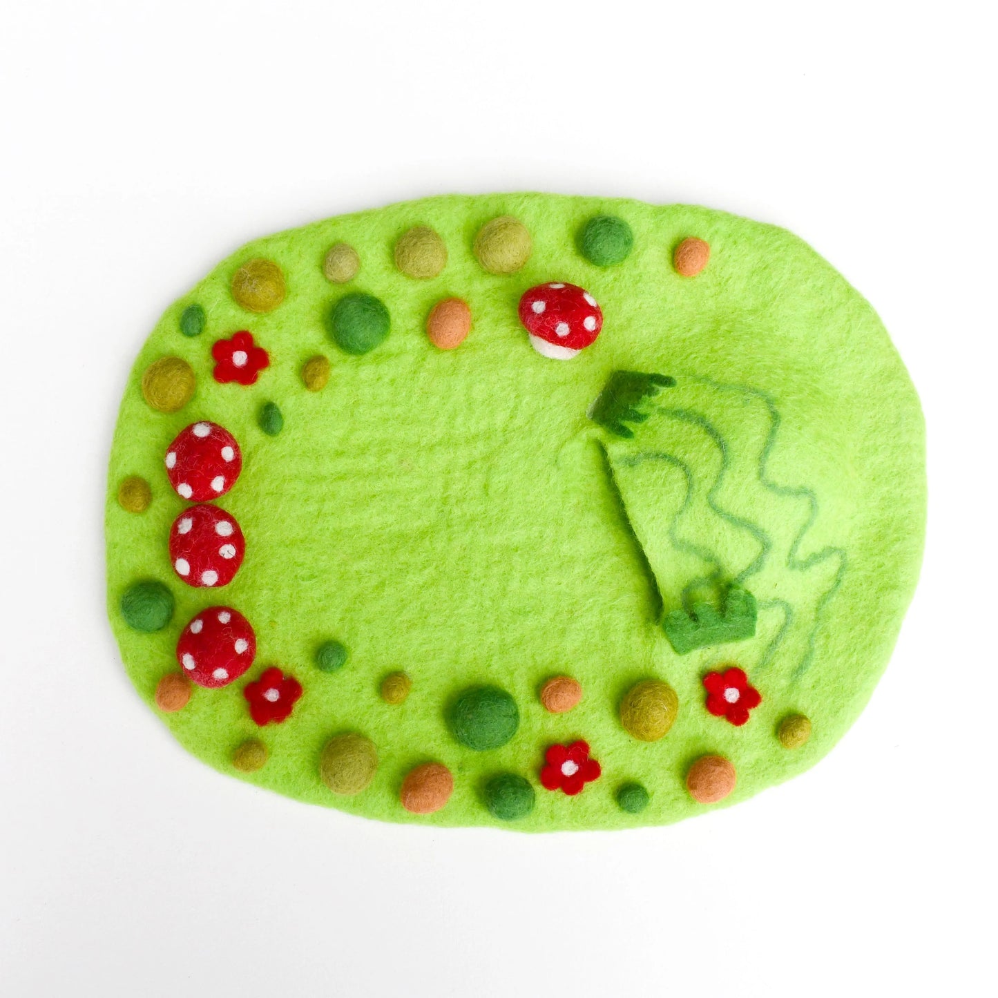 Felt Play Mat Playscape - Fairy Toadstool