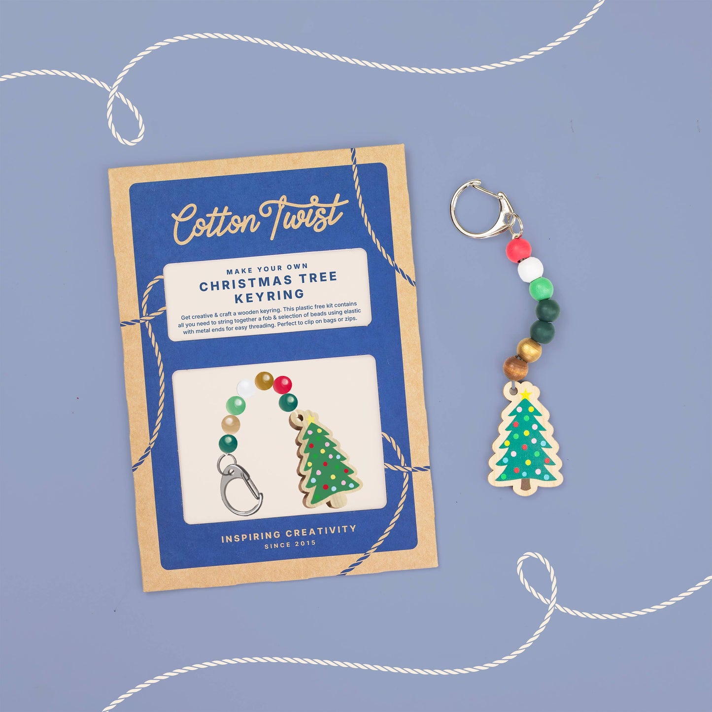 Make Your Own Christmas Tree Keyring