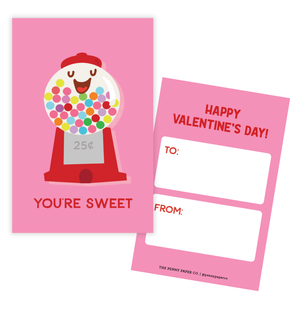 You're Sweet Valentine's Cards