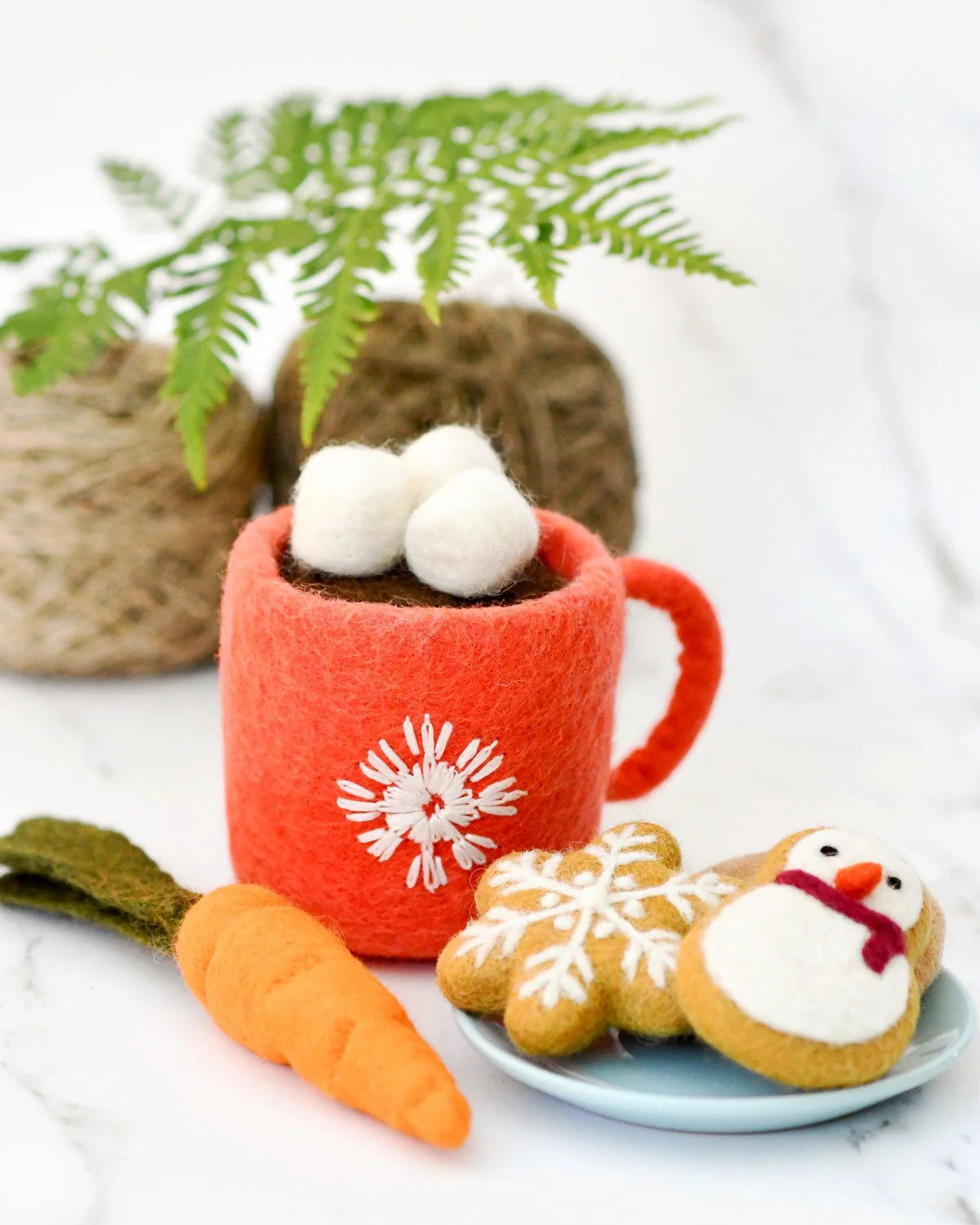 Felt Food Play Set - Santa's Snacks
