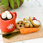 Felt Food Play Set - Santa's Snacks