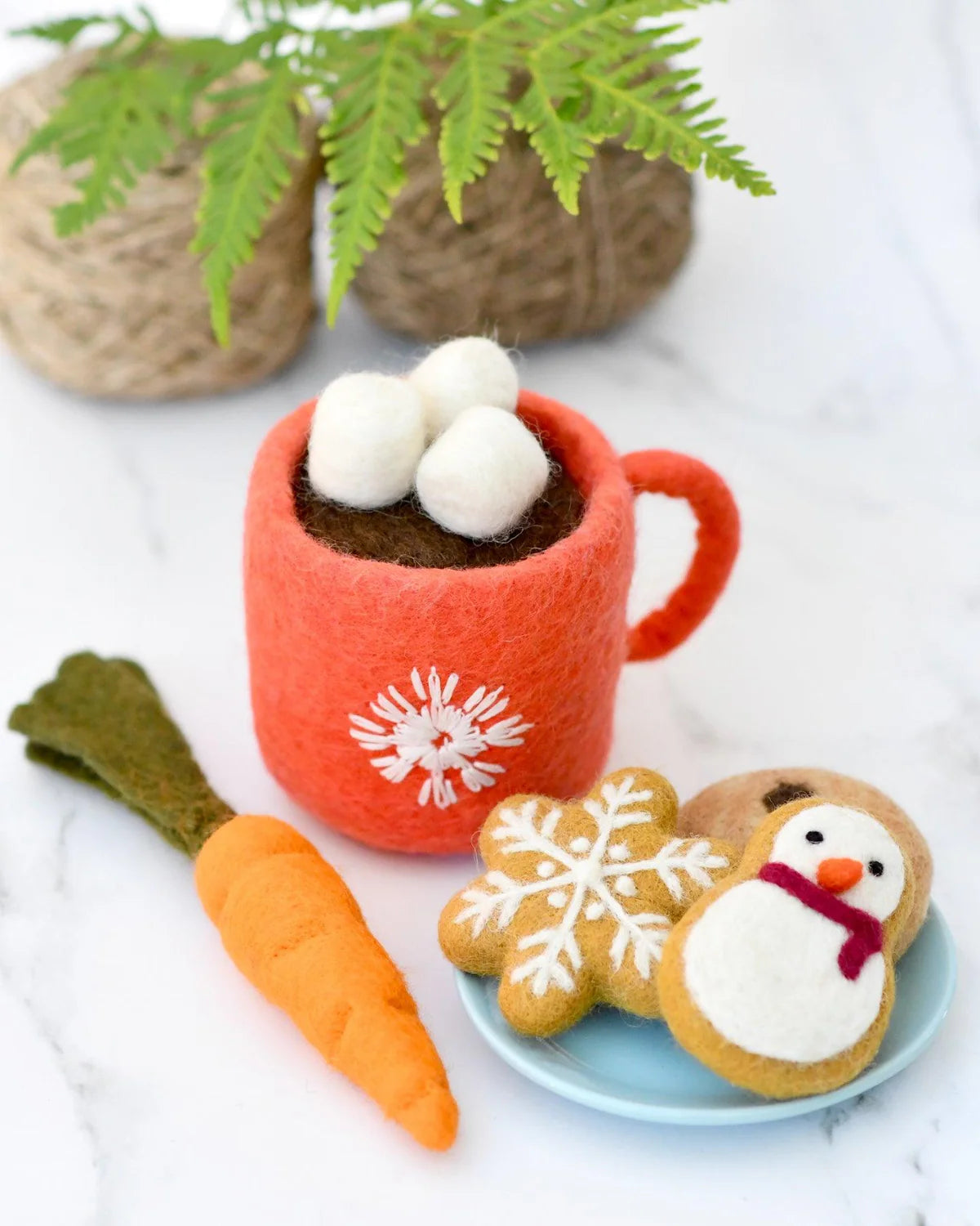 Felt Food Play Set - Santa's Snacks