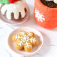 Felt Baked Goods - Snowflake Cookie