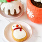 Felt Baked Goods - Snowman Cookie