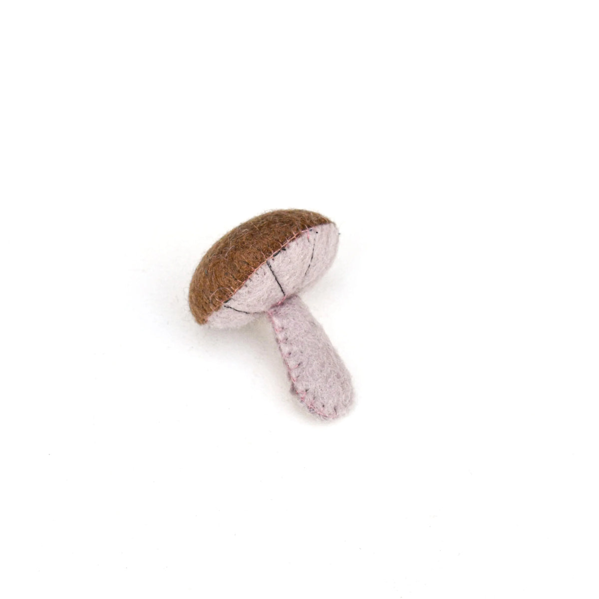 Felt Fruits & Vegetables - Brown Mushroom
