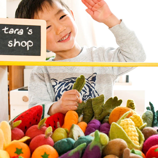 Felt Fruits & Vegetables - Orange