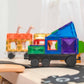 Rainbow Magnetic Tiles Transport Pack