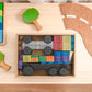 Rainbow Magnetic Tiles Transport Pack