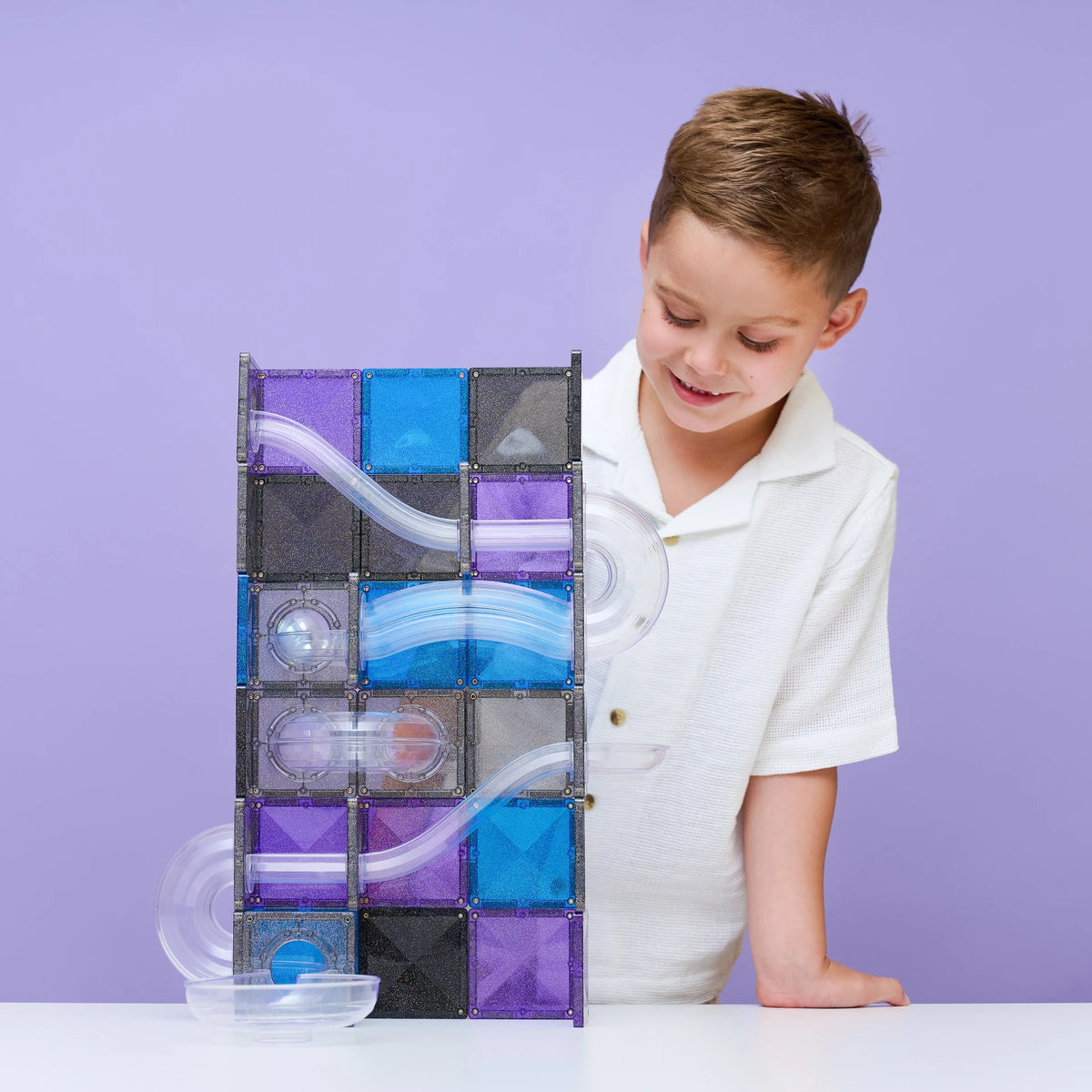Magnetic Tiles Ball Run Galaxy Pack