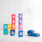 Rainbow Magnetic Tiles Ball Run Launcher Pack