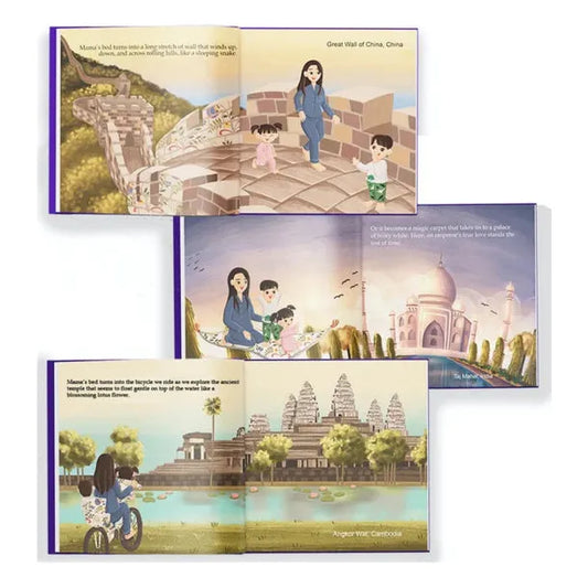 Mama's Bedtime Tales and the Wonders of Asia - A Bilingual Picture Book
