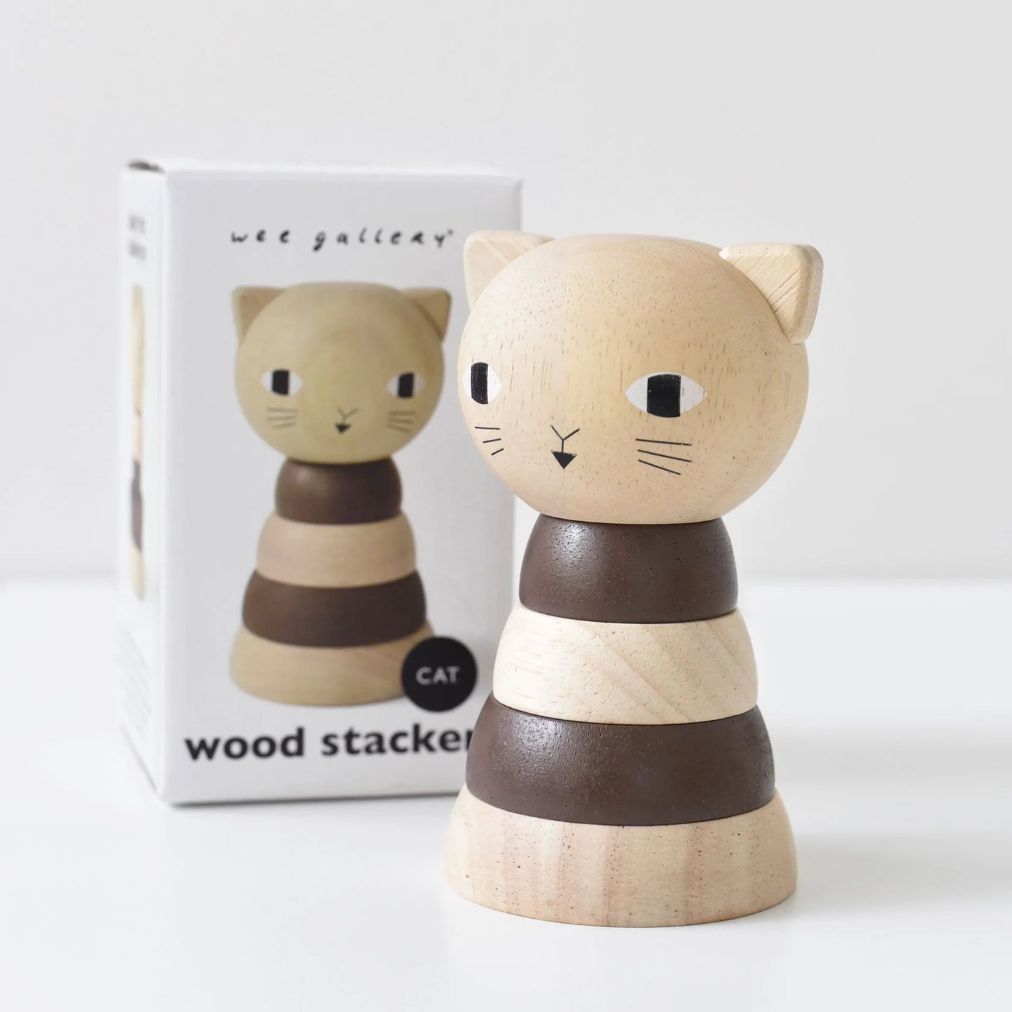 Wood Cat Stacker