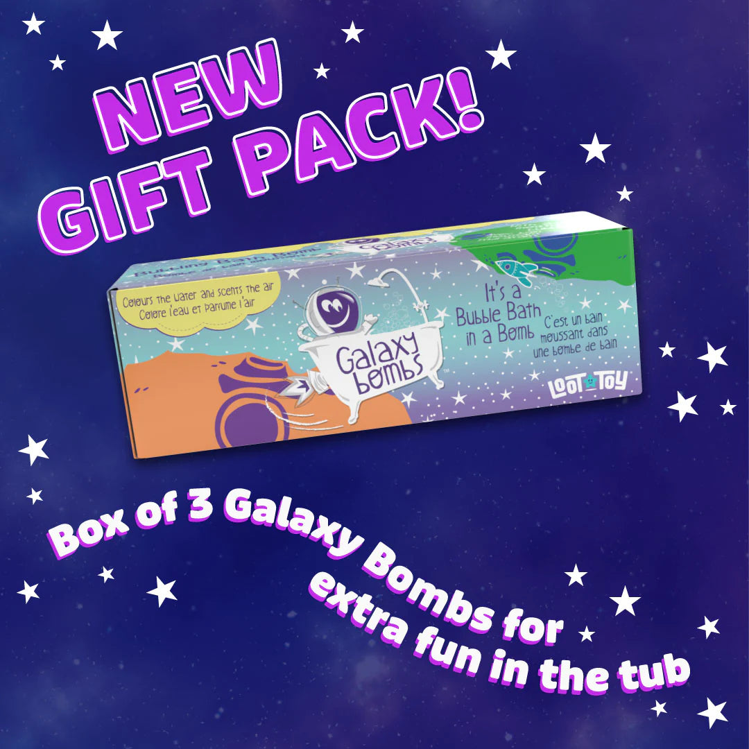 Galaxy Bomb Bubbling Bath Bomb 3-Pack