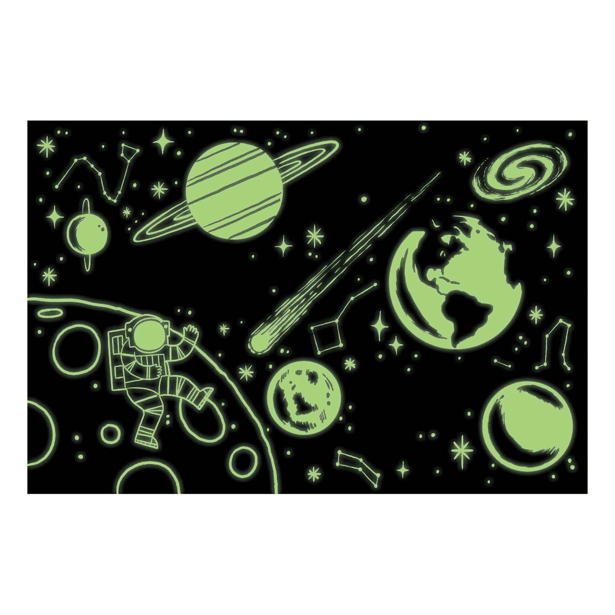 Outer Space Glow-in-the-Dark Puzzle