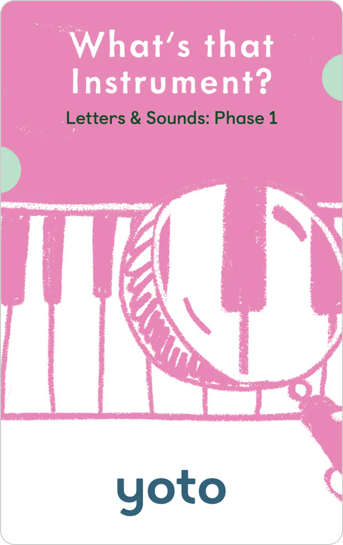 Phonics: Letters and Sounds Phase 1 - Yoto Cards