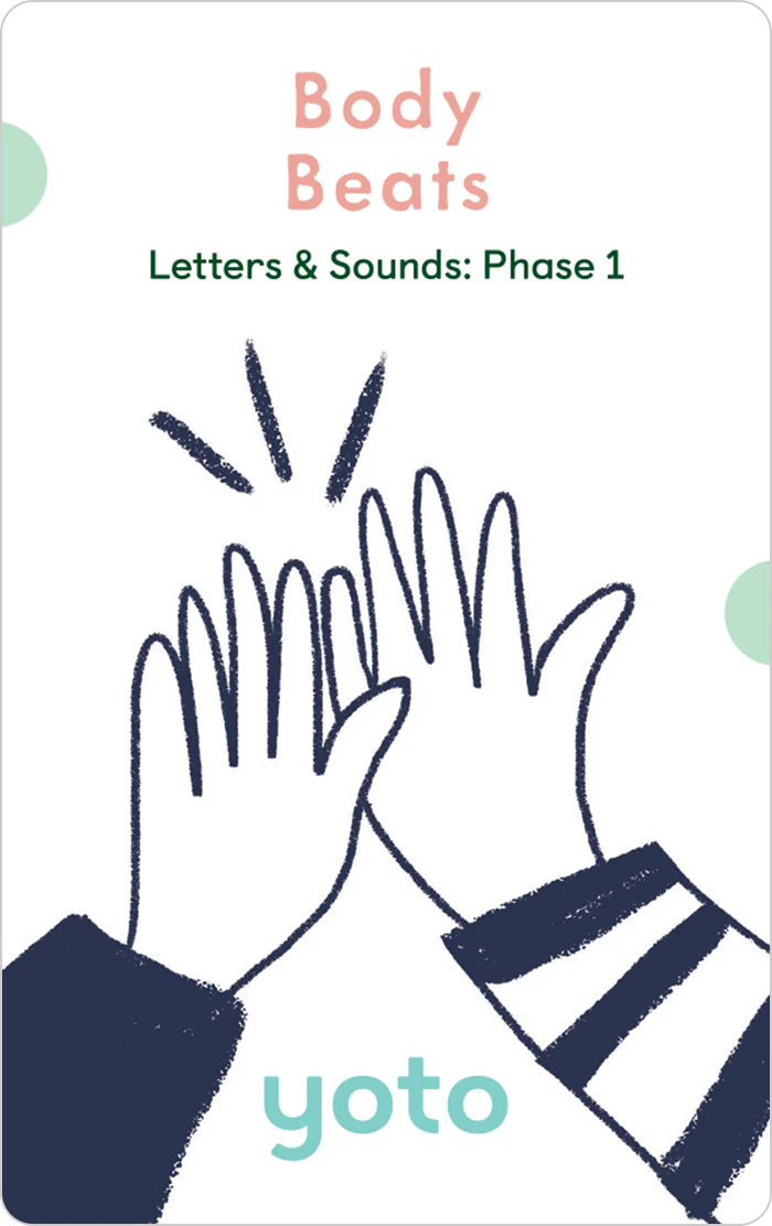 Phonics: Letters and Sounds Phase 1 - Yoto Cards