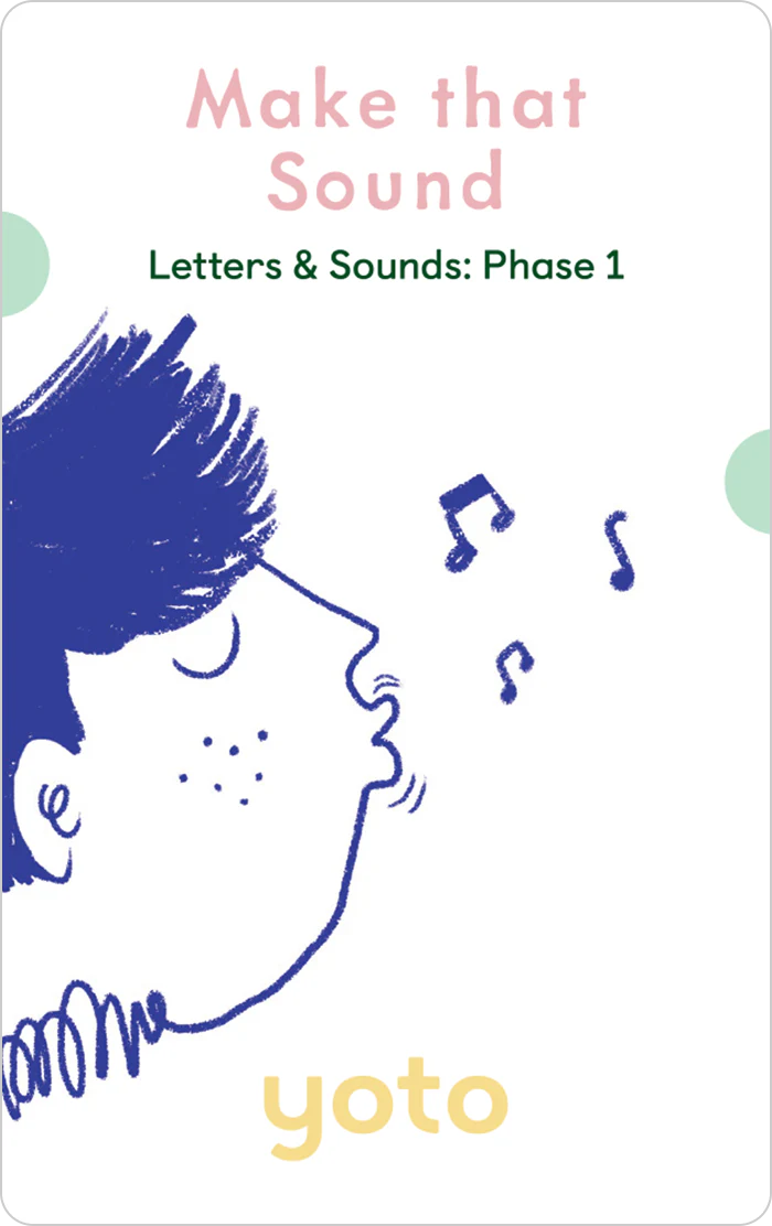 Phonics: Letters and Sounds Phase 1 - Yoto Cards