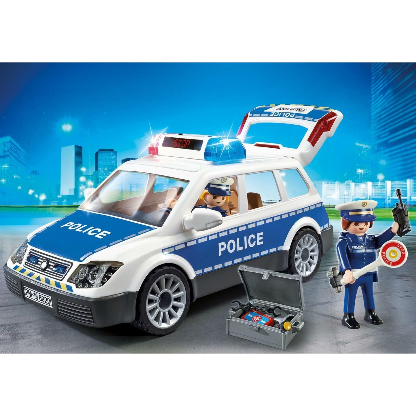 City Action Police Emergency Vehicle
