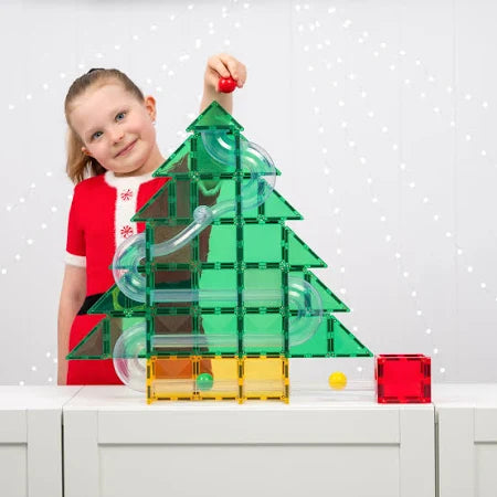 Magnetic Tiles Christmas Tree Ball Run Pack