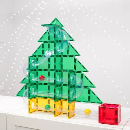Magnetic Tiles Christmas Tree Ball Run Pack