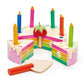 Rainbow Birthday Cake Wood Play Set