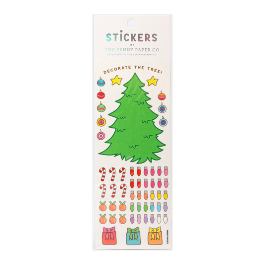 Decorate Your Own Christmas Tree Stickers