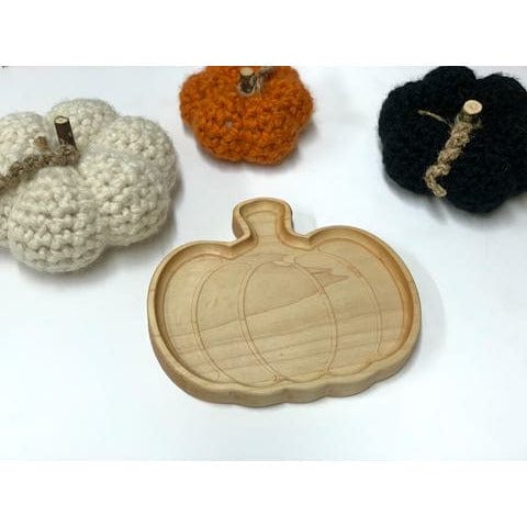 AW and Collective Pumpkin Wooden Plates / Sensory Trays
