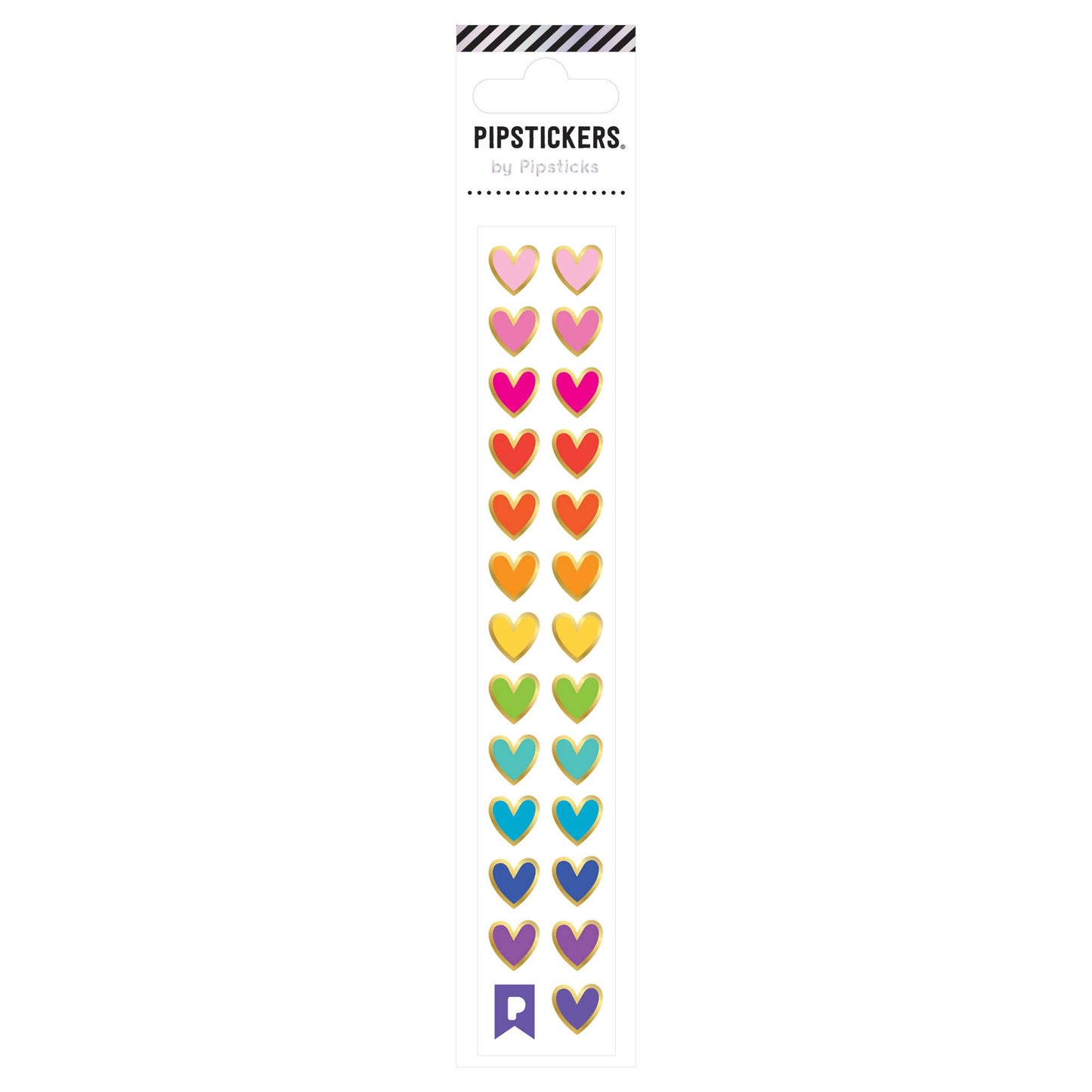 Rainbow Heart Mini Stickers