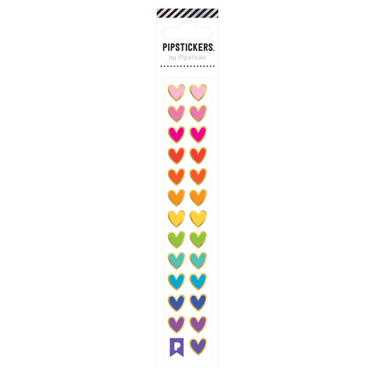 Rainbow Heart Mini Stickers