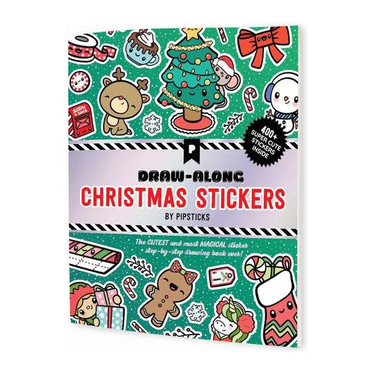 Draw-Along Christmas Sticker Book