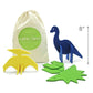 Cate and Levi Toys 3D Felt Puzzle Dinos