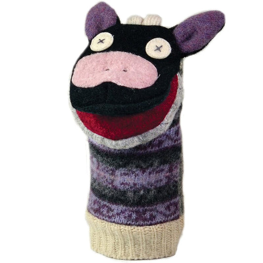 Cate and Levi Cow Wool Puppet