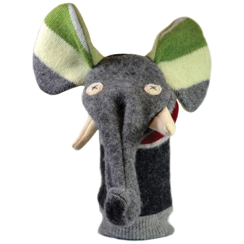 Cate and Levi Elephant Wool Puppet
