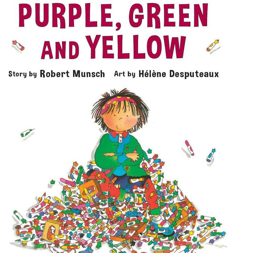 Cherry Tree Lane Toy Shop Purple Green and Yellow Annikin Mini Books - Assorted Titles