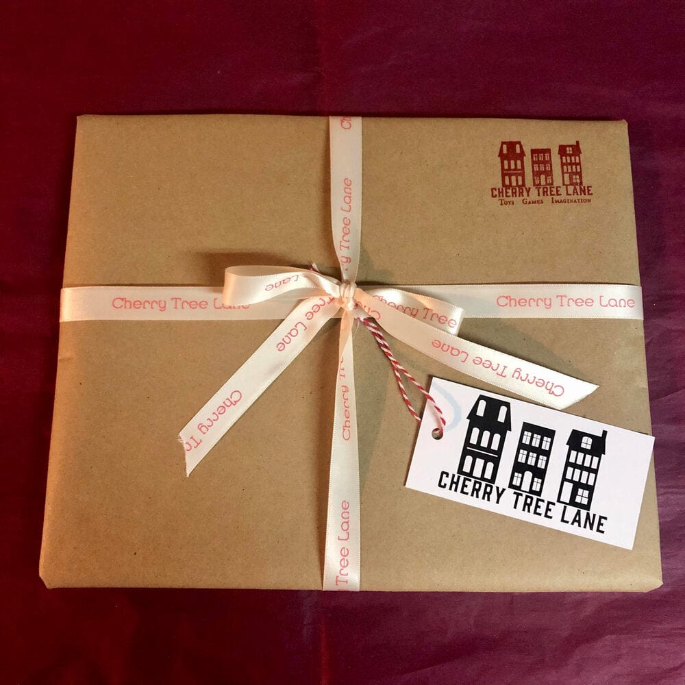Cherry Tree Lane Toy Shop Cherry Tree Lane custom gift wrap with ribbon Gift Wrap