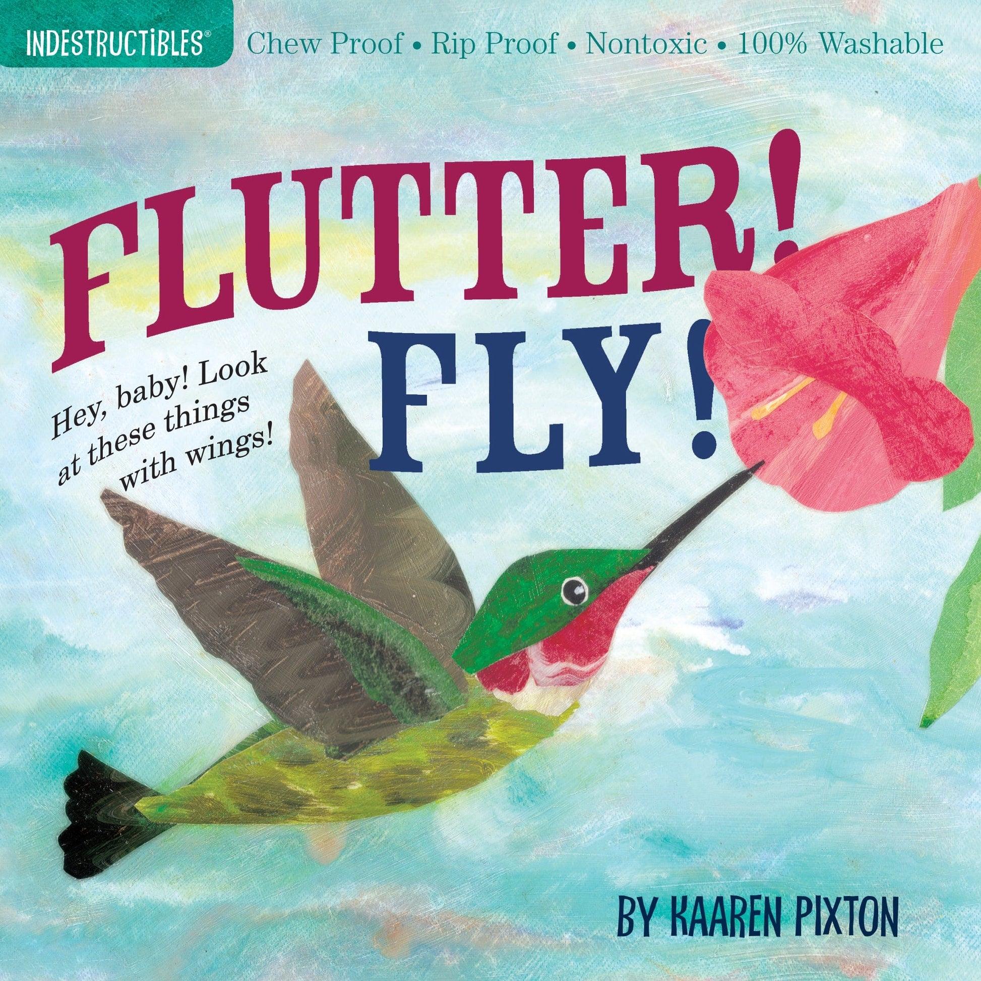 Cherry Tree Lane Toys Flutter! Fly! Indestructibles! Waterproof Books